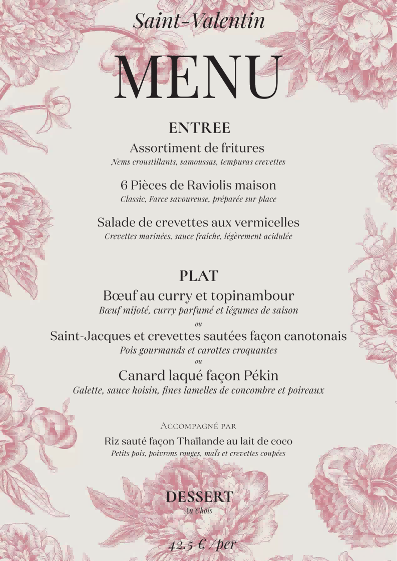 Entrées.Fritures + Salade (3 pour 2 pers)